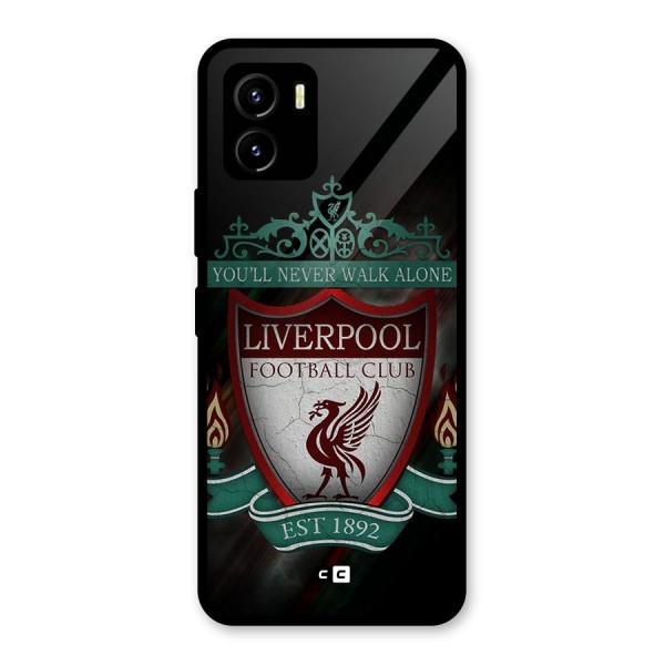 LiverPool FootBall Club Glass Back Case for Vivo Y15s