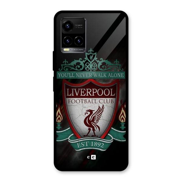 LiverPool FootBall Club Glass Back Case for Vivo Y21A