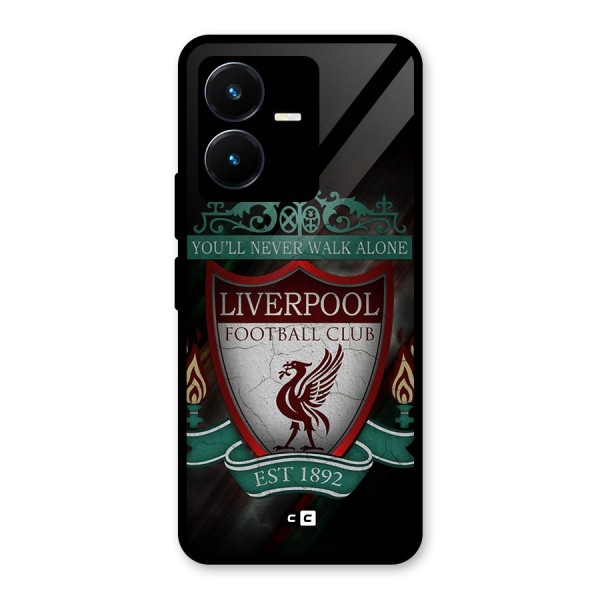 LiverPool FootBall Club Glass Back Case for Vivo Y22