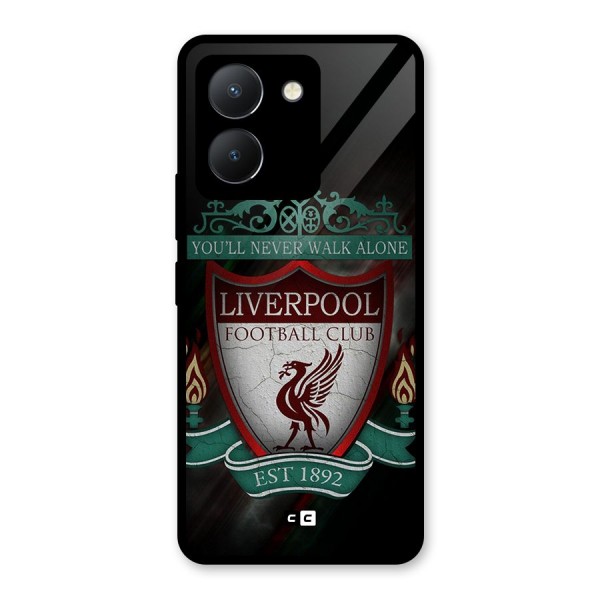 LiverPool FootBall Club Glass Back Case for Vivo Y36