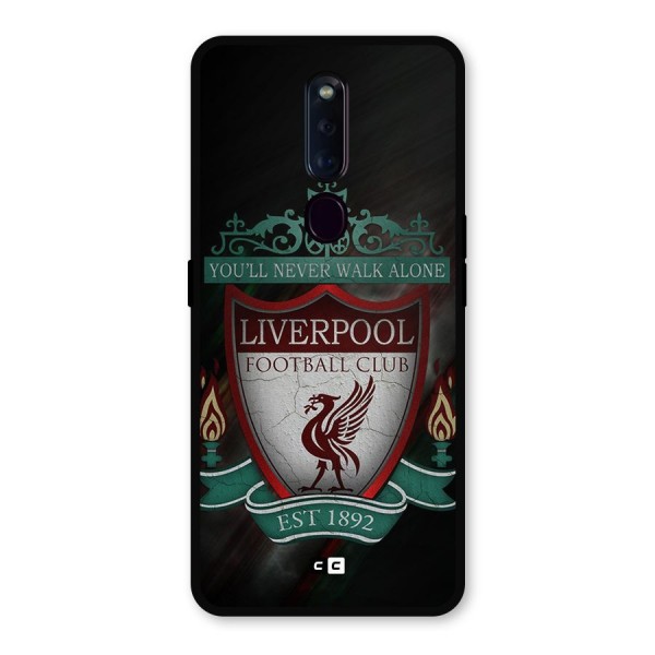 LiverPool FootBall Club Metal Back Case for Oppo F11 Pro