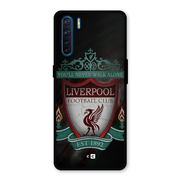 LiverPool FootBall Club Metal Back Case for Oppo F15