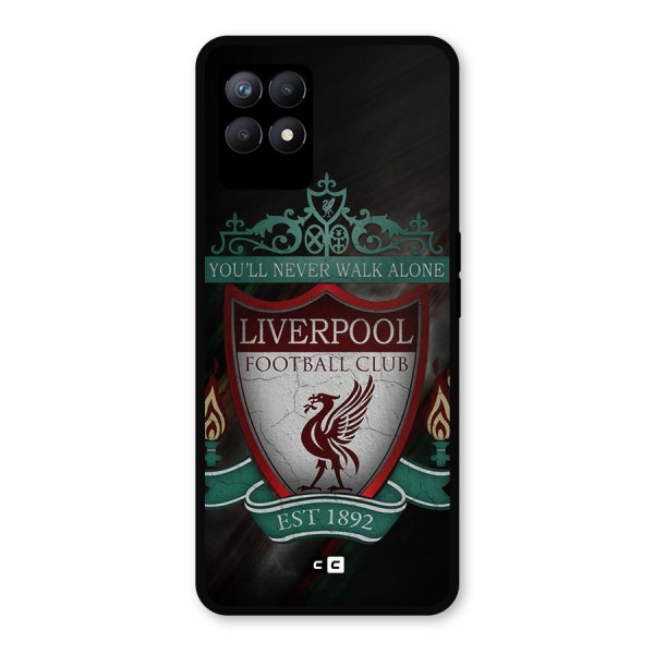 LiverPool FootBall Club Metal Back Case for Realme 8i