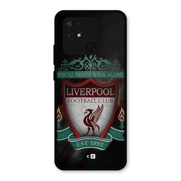 LiverPool FootBall Club Metal Back Case for Redmi 10 Power