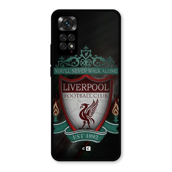 LiverPool FootBall Club Metal Back Case for Redmi Note 11