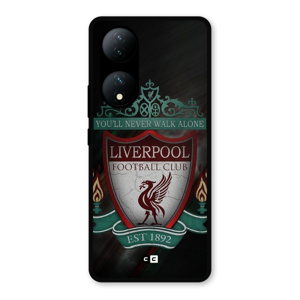 LiverPool FootBall Club Metal Back Case for Vivo Y100a