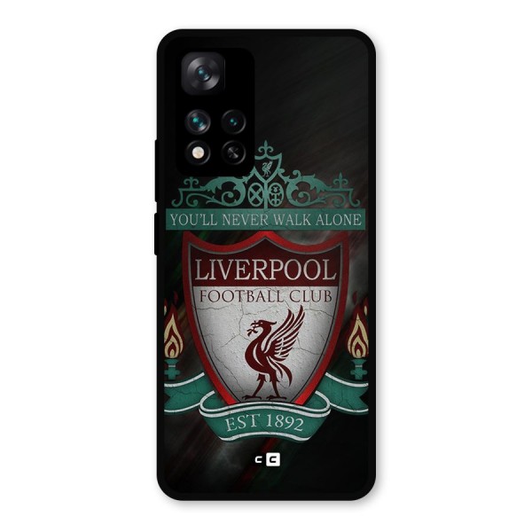 LiverPool FootBall Club Metal Back Case for Xiaomi 11i 5G