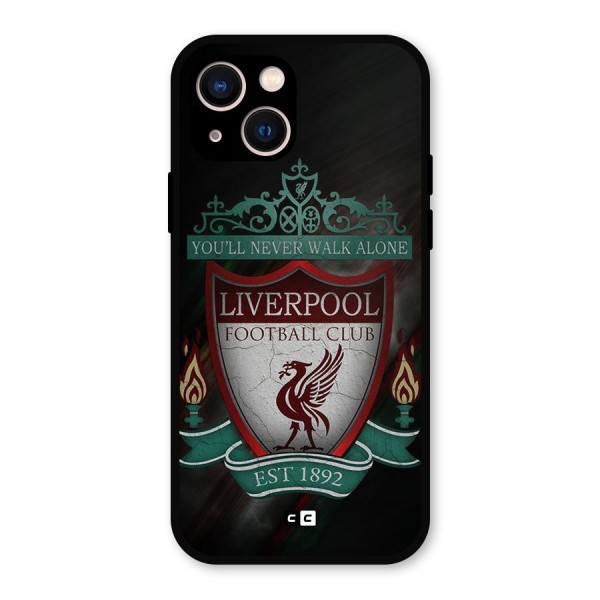 LiverPool FootBall Club Metal Back Case for iPhone 13