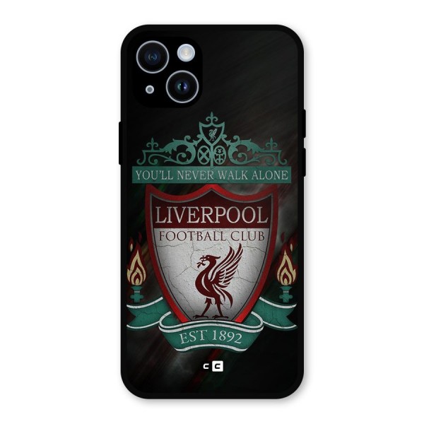 LiverPool FootBall Club Metal Back Case for iPhone 14