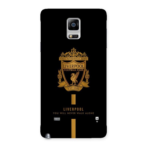 LiverPool Never Walk Alone Back Case for Galaxy Note 4