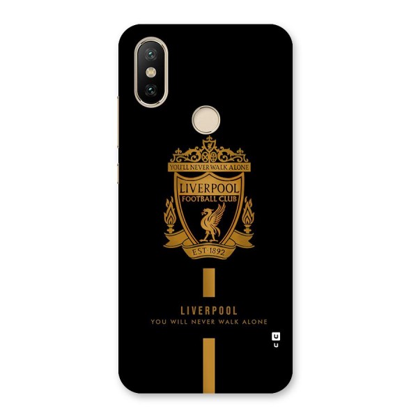 LiverPool Never Walk Alone Back Case for Mi A2