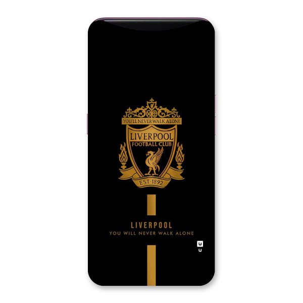 LiverPool Never Walk Alone Back Case for Oppo Find X