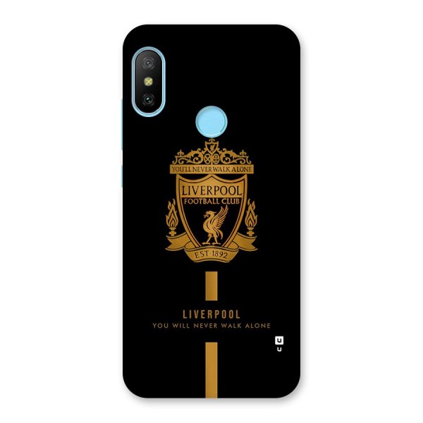 LiverPool Never Walk Alone Back Case for Redmi 6 Pro