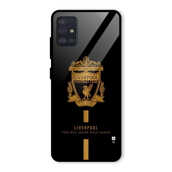 LiverPool Never Walk Alone Glass Back Case for Galaxy A51