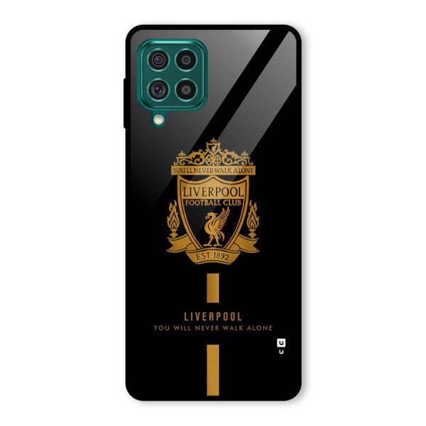 LiverPool Never Walk Alone Glass Back Case for Galaxy F62