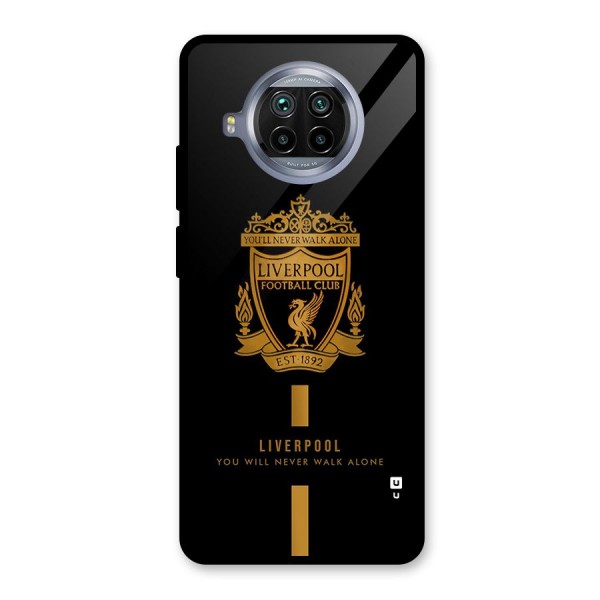 LiverPool Never Walk Alone Glass Back Case for Mi 10i