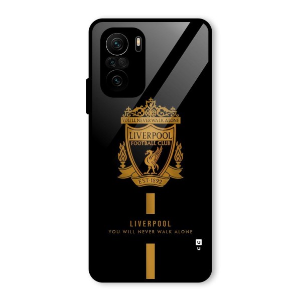 LiverPool Never Walk Alone Glass Back Case for Mi 11x