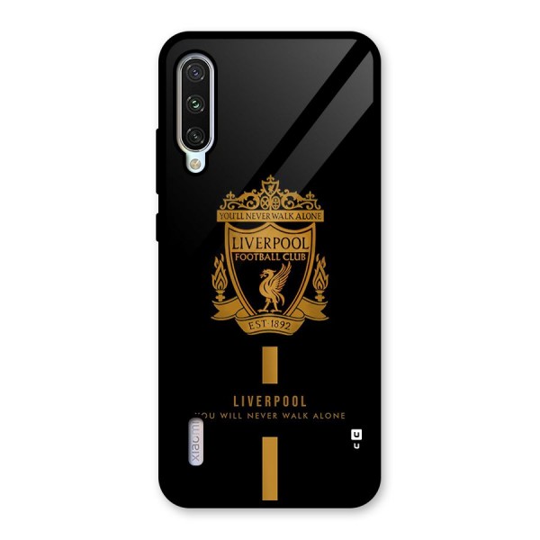 LiverPool Never Walk Alone Glass Back Case for Mi A3