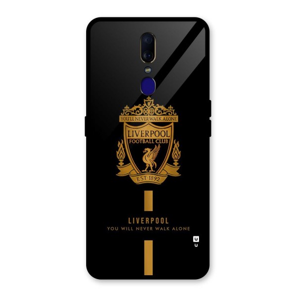 LiverPool Never Walk Alone Glass Back Case for Oppo F11