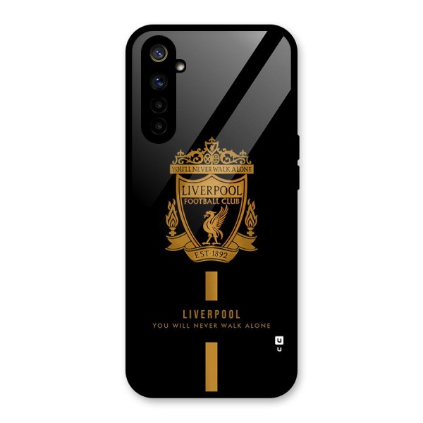 LiverPool Never Walk Alone Glass Back Case for Realme 6