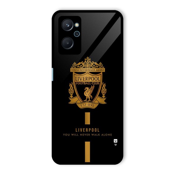 LiverPool Never Walk Alone Glass Back Case for Realme 9i