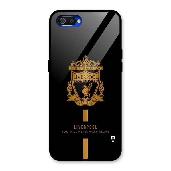 LiverPool Never Walk Alone Glass Back Case for Realme C2