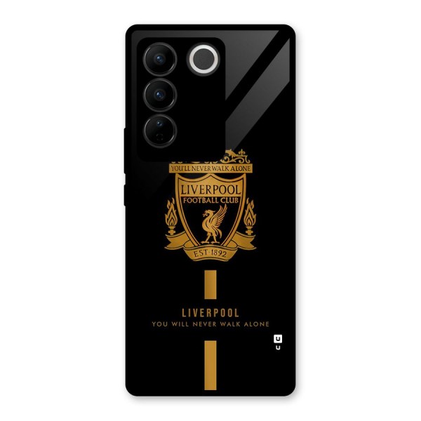 LiverPool Never Walk Alone Glass Back Case for Vivo V27