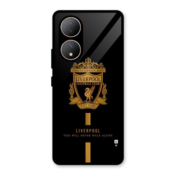 LiverPool Never Walk Alone Glass Back Case for Vivo Y100A