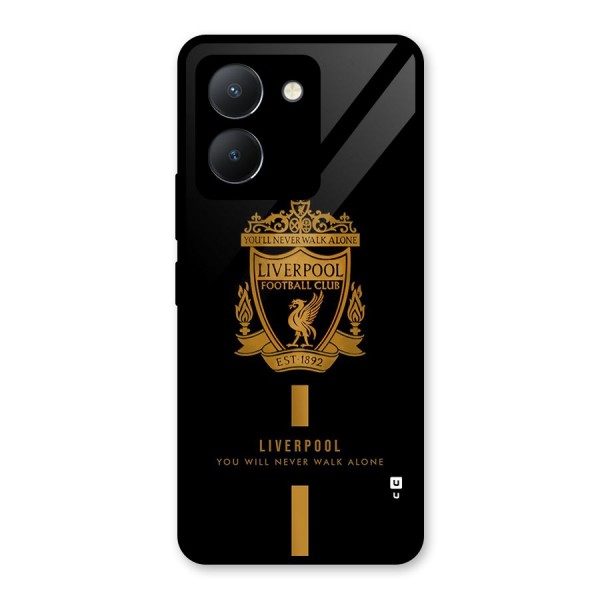 LiverPool Never Walk Alone Glass Back Case for Vivo Y36