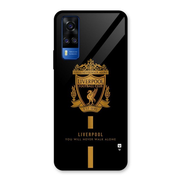 LiverPool Never Walk Alone Glass Back Case for Vivo Y51