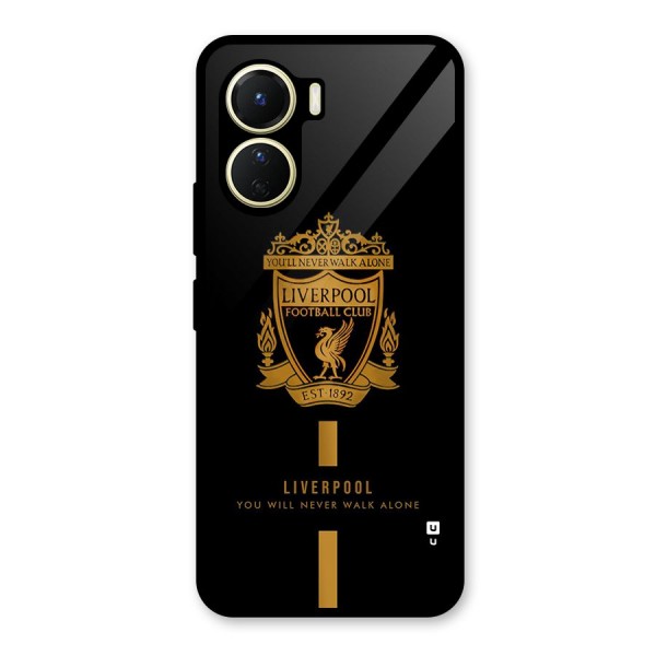 LiverPool Never Walk Alone Glass Back Case for Vivo Y56