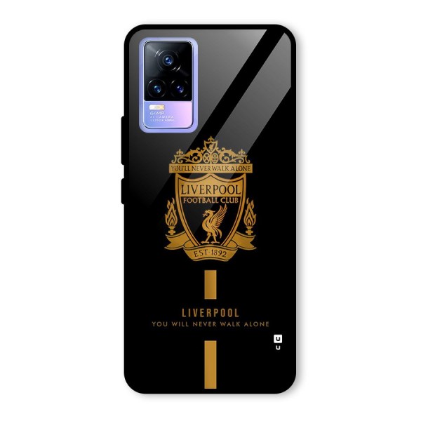 LiverPool Never Walk Alone Glass Back Case for Vivo Y73