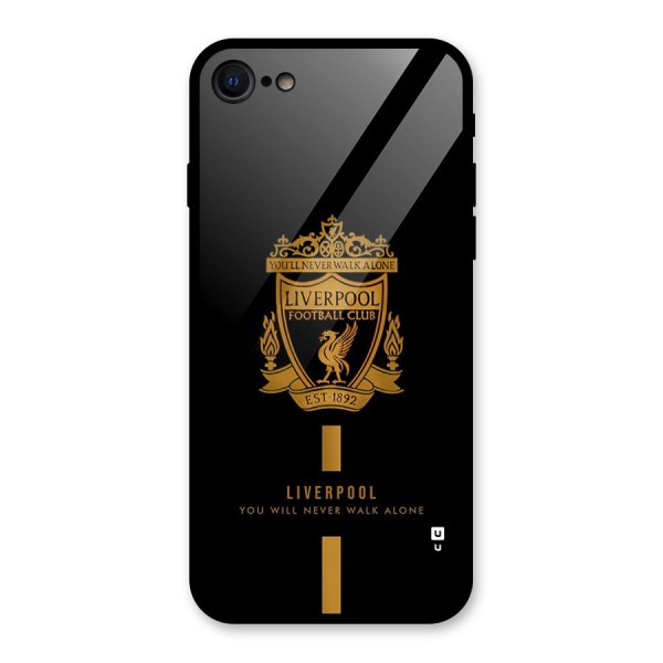 LiverPool Never Walk Alone Glass Back Case for iPhone 8