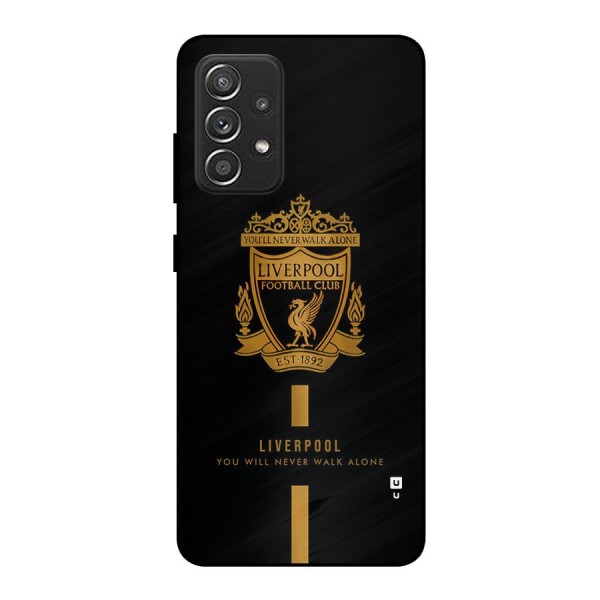 LiverPool Never Walk Alone Metal Back Case for Galaxy A52