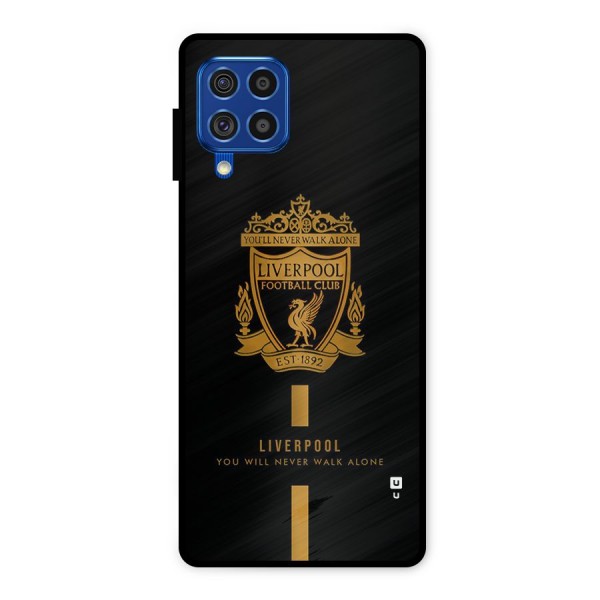 LiverPool Never Walk Alone Metal Back Case for Galaxy F62