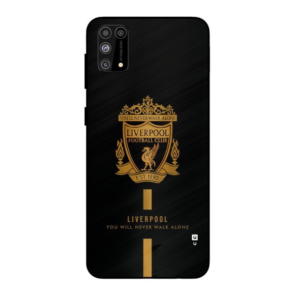 LiverPool Never Walk Alone Metal Back Case for Galaxy M31