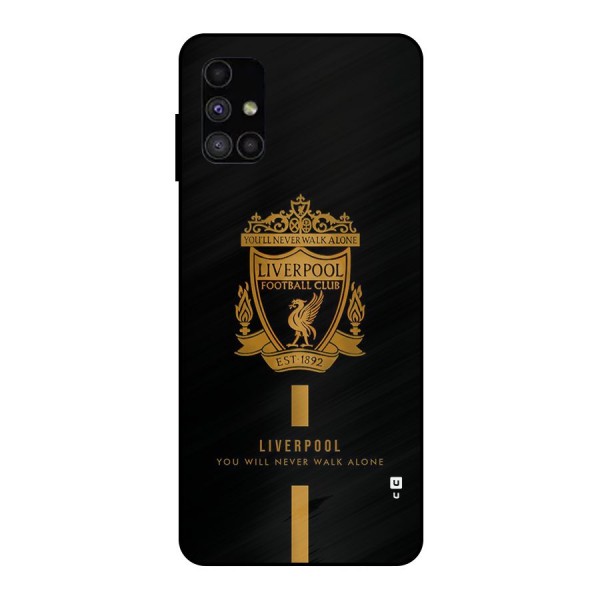 LiverPool Never Walk Alone Metal Back Case for Galaxy M51