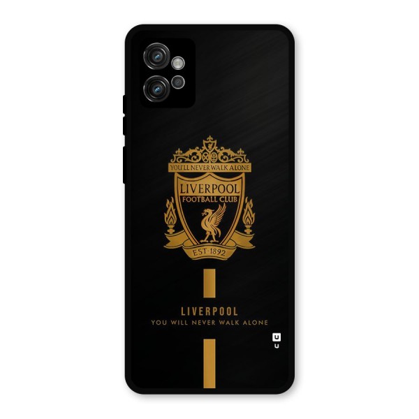 LiverPool Never Walk Alone Metal Back Case for Moto G32