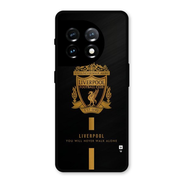 LiverPool Never Walk Alone Metal Back Case for OnePlus 11