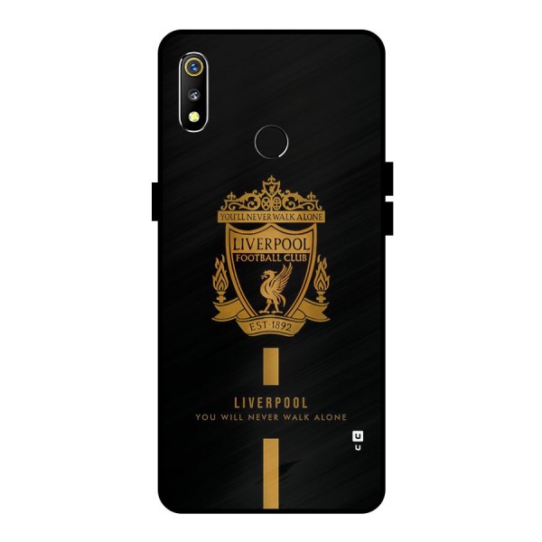 LiverPool Never Walk Alone Metal Back Case for Realme 3