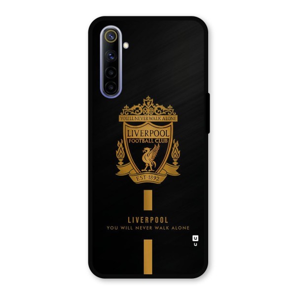 LiverPool Never Walk Alone Metal Back Case for Realme 6