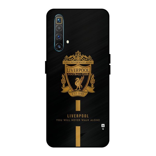 LiverPool Never Walk Alone Metal Back Case for Realme X3