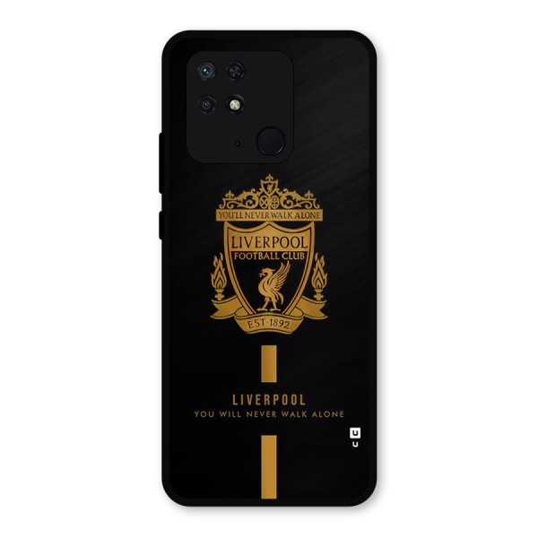 LiverPool Never Walk Alone Metal Back Case for Redmi 10