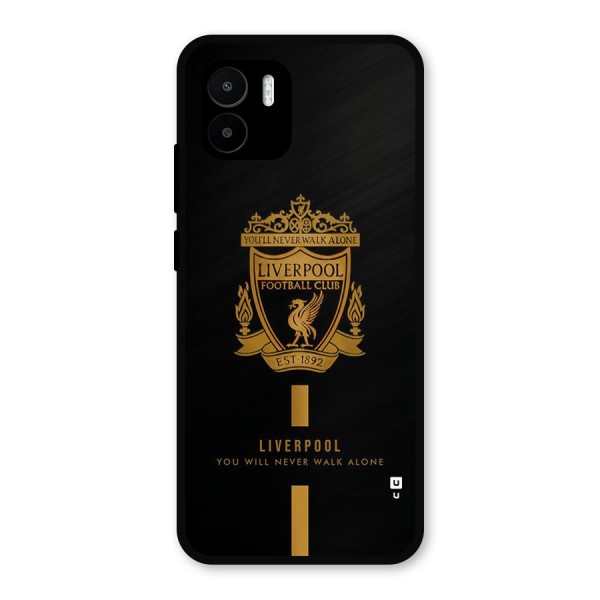 LiverPool Never Walk Alone Metal Back Case for Redmi A1