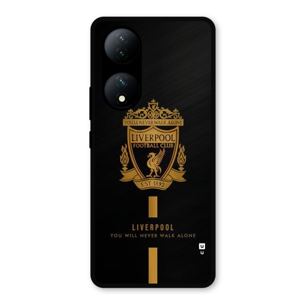 LiverPool Never Walk Alone Metal Back Case for Vivo T2