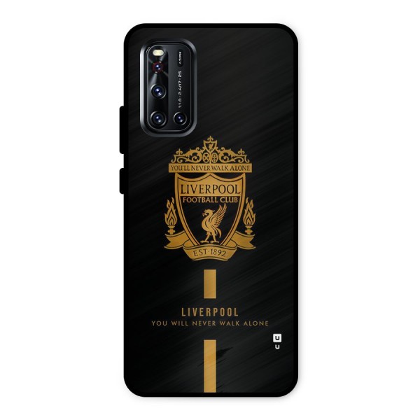 LiverPool Never Walk Alone Metal Back Case for Vivo V19