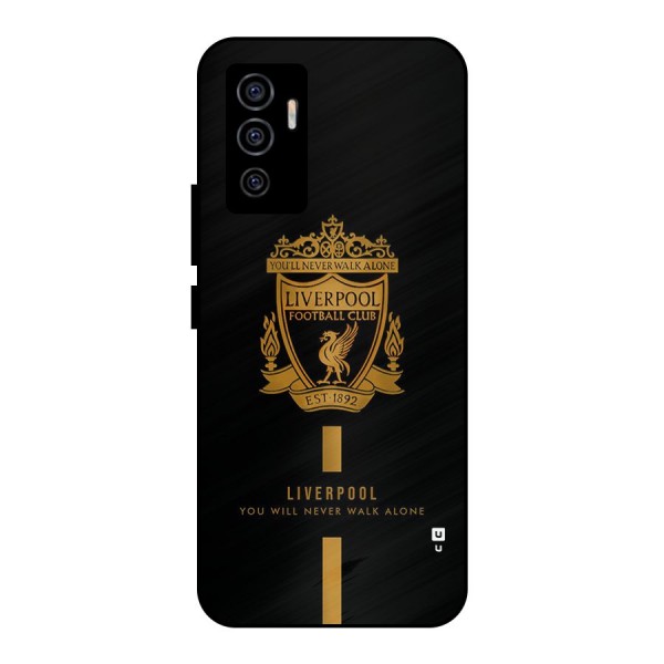 LiverPool Never Walk Alone Metal Back Case for Vivo V23e