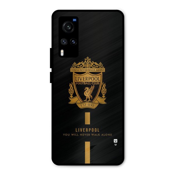 LiverPool Never Walk Alone Metal Back Case for Vivo X60