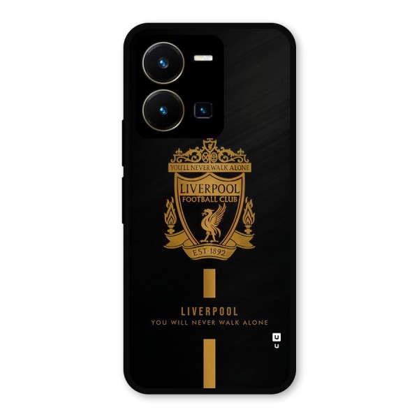 LiverPool Never Walk Alone Metal Back Case for Vivo Y35