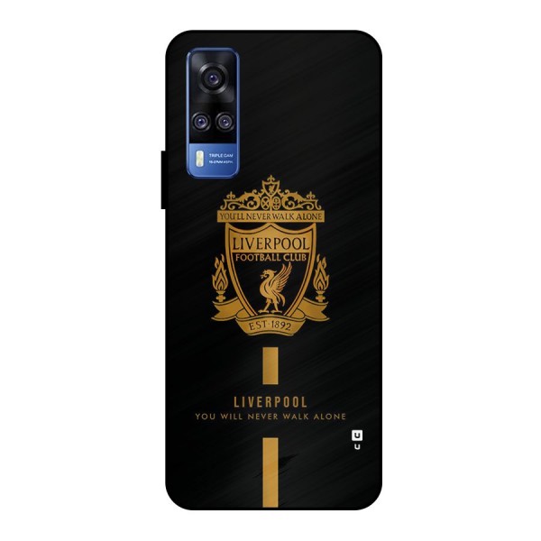 LiverPool Never Walk Alone Metal Back Case for Vivo Y51